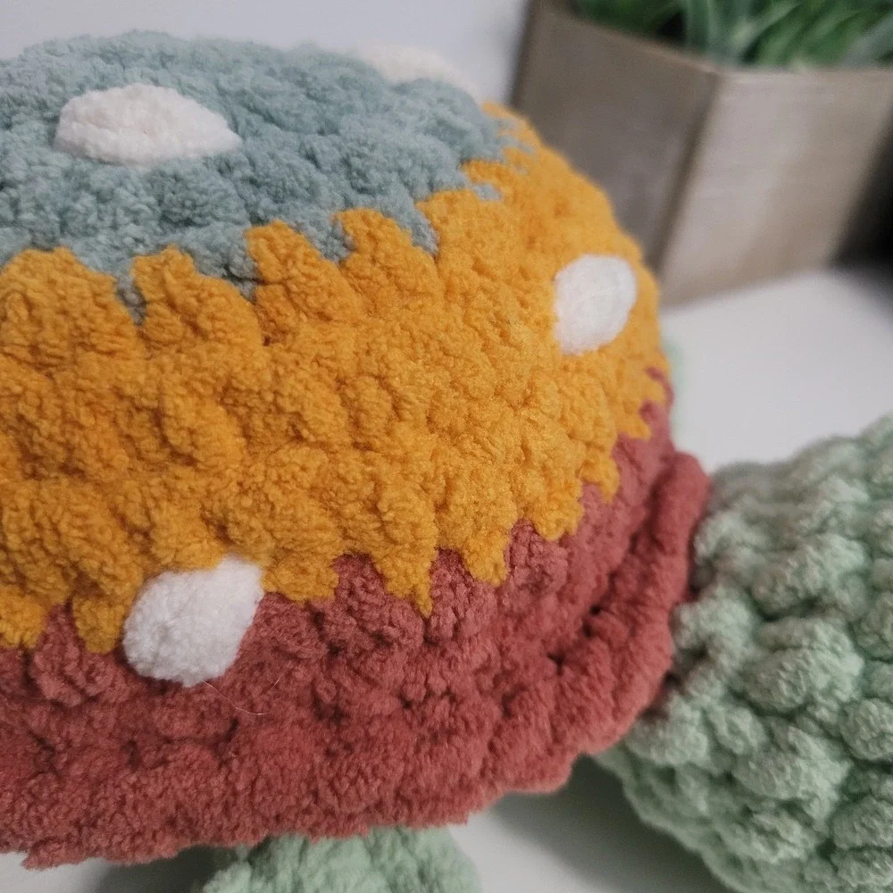 Handmade crochet sea
